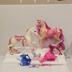Barbie Fairytale Unicorn and Princess Horse Set with Accessories Set